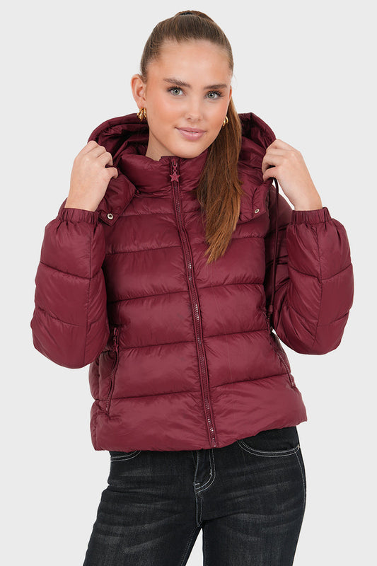 "Classic" puffer bordeaux