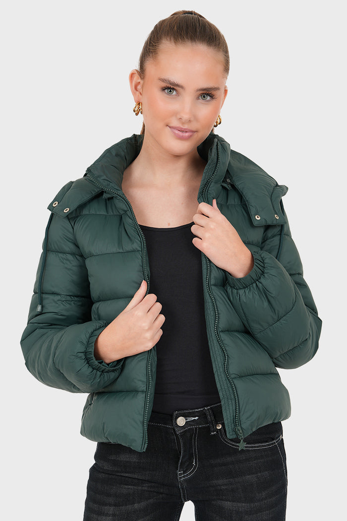 "Classic" puffer dark green