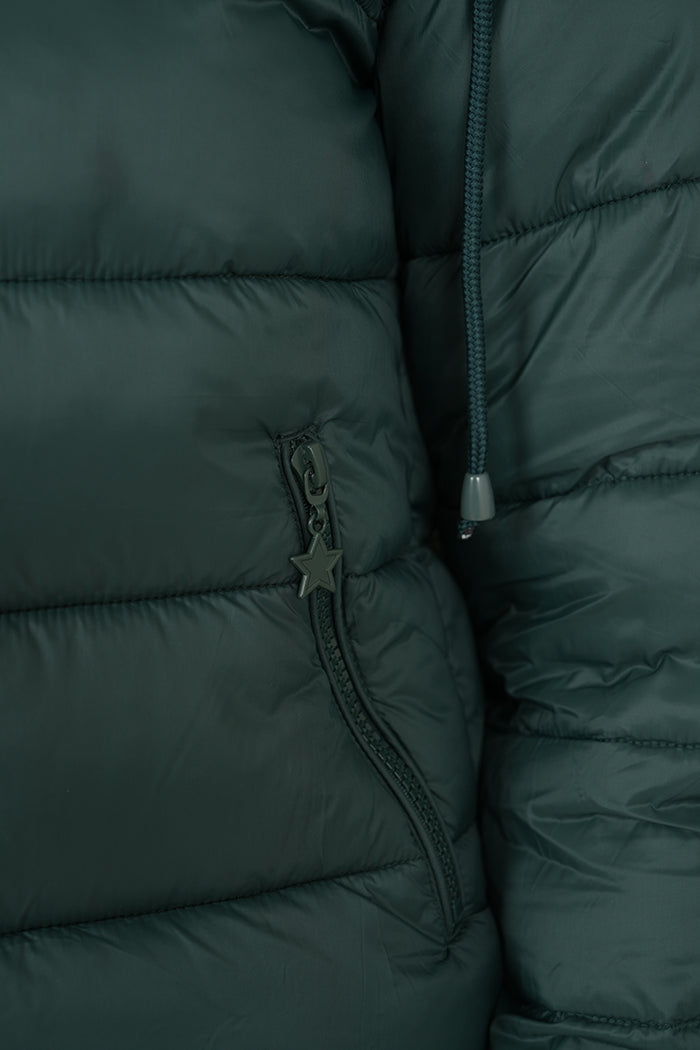 "Classic" puffer dark green