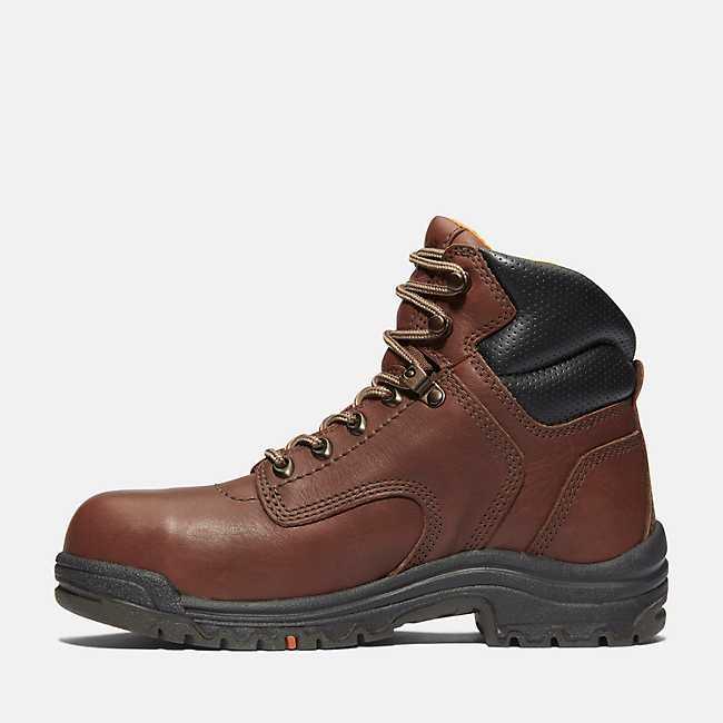 Timberland PRO women's TiTAN waterproof alloy toe work boot, final product photo view