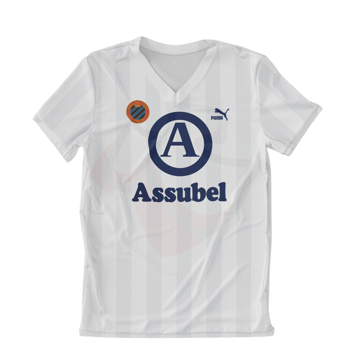 Club Brugge Shirt 1985-1988 Away - Retro Jerseys, Club Brugge Retro Shirt