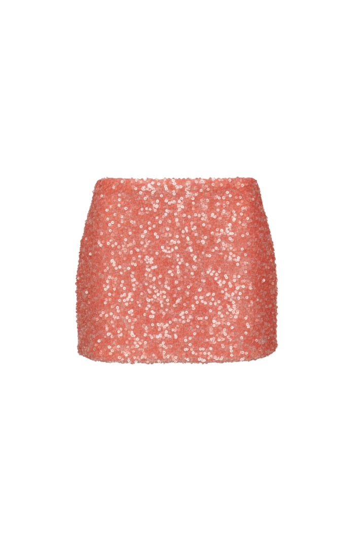 "Coast" skirt coral