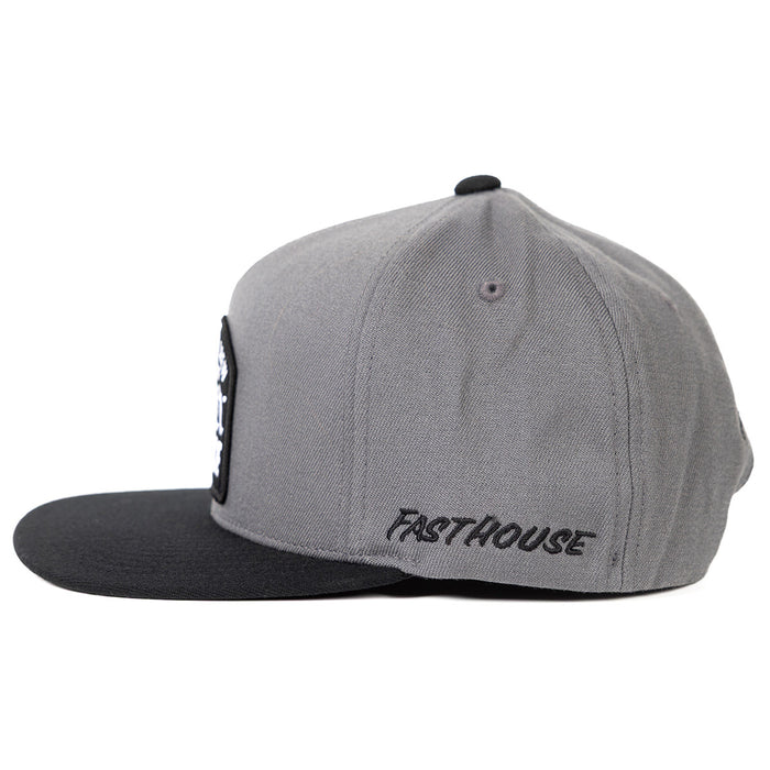 Fasthouse Cold Ones 110 hat in gray and black, additional product view