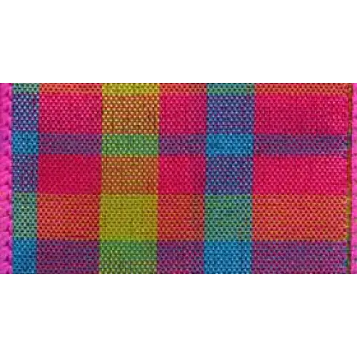 Color Chic Plaid Wired Ribbon - 1-1/2’’ x 50 yd / Single