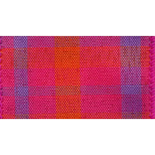 Color Chic Plaid Wired Ribbon - 1-1/2’’ x 50 yd / Single