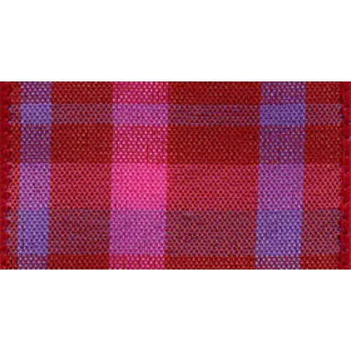 Color Chic Plaid Wired Ribbon - 1-1/2’’ x 50 yd / Single