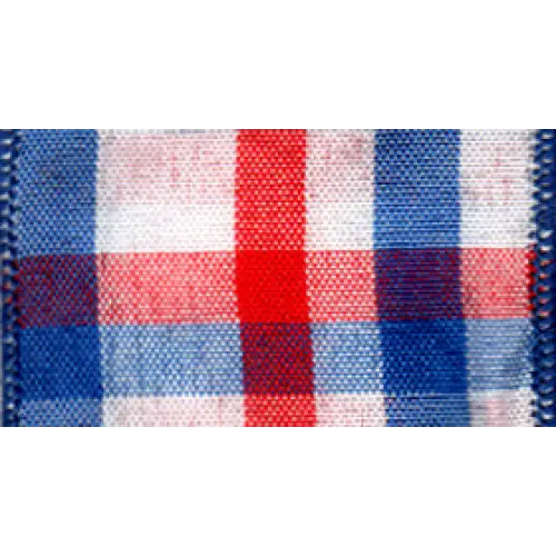 Color Chic Plaid Wired Ribbon - 1-1/2’’ x 50 yd / Single