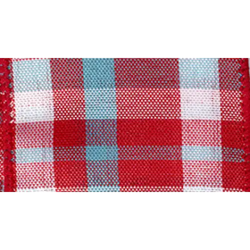 Color Chic Plaid Wired Ribbon - 1-1/2’’ x 50 yd / Single