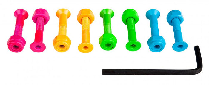 Coloured 1" Bolts (Allen)