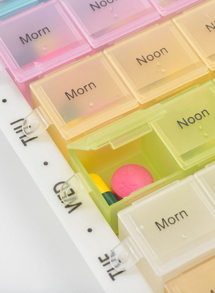 ColourMax Weekly Multi Pill Organiser