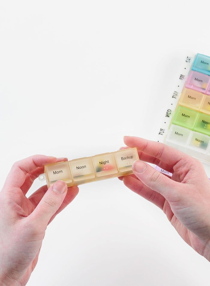 ColourMax Weekly Multi Pill Organiser
