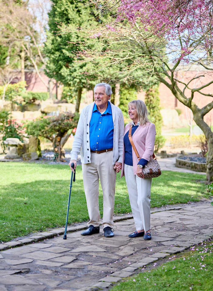 Comfy Plus Gel Grip Folding Walking Stick