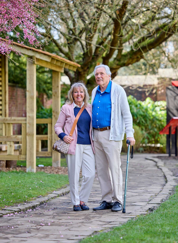 Comfy Plus Gel Grip Folding Walking Stick