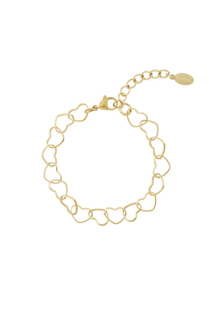 "Connected hearts" bracelet