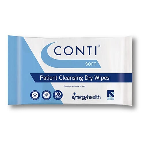 Image of Conti Soft Large Dry Wipes-CASE on a plain background.