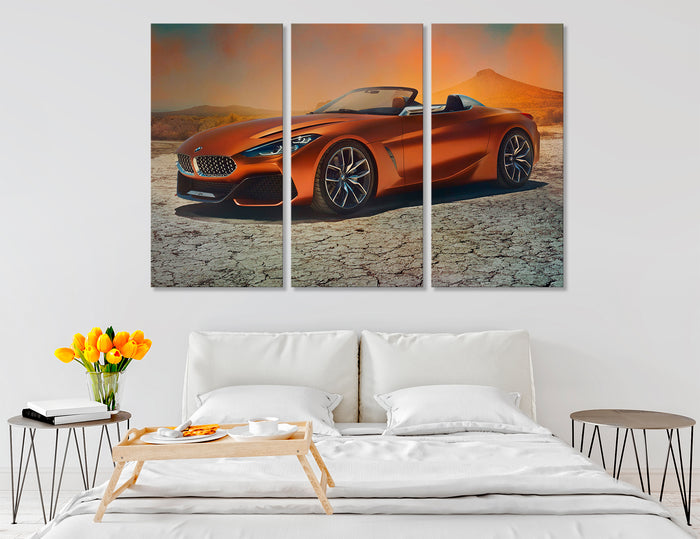 Copper Color Machine Canvas Print #3115