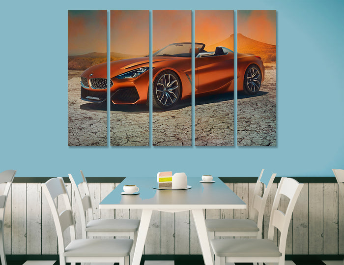 Copper Color Machine Canvas Print #3115