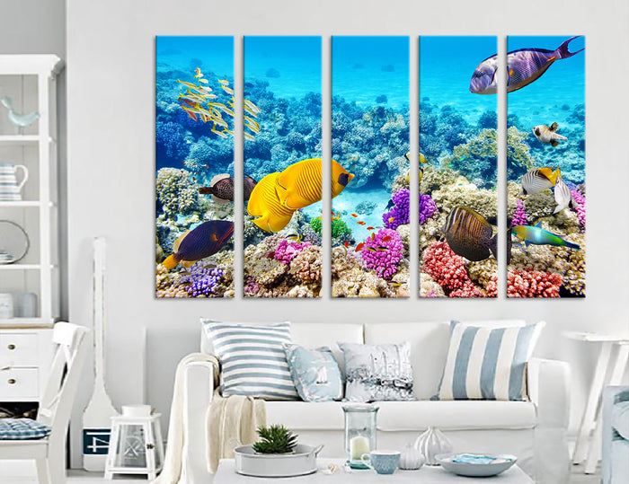 Coral Reef Fish Canvas Print #7130