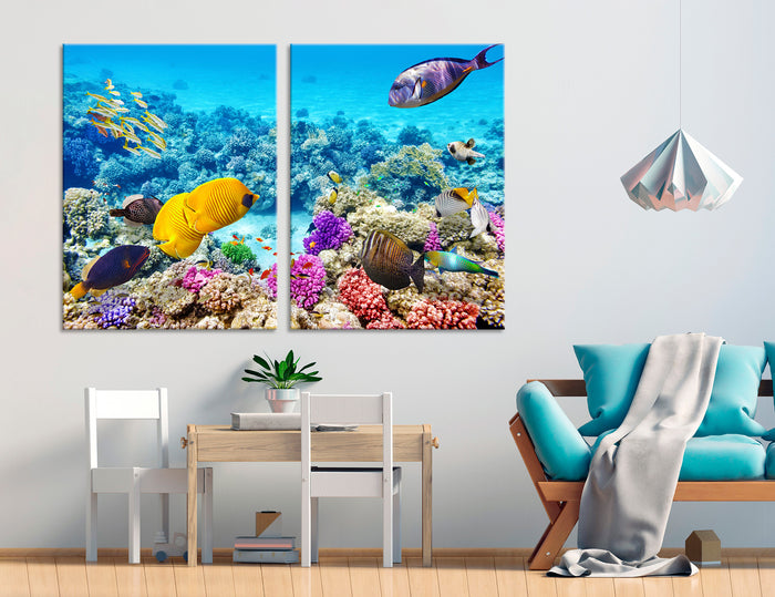 Coral Reef Fish Canvas Print #7130