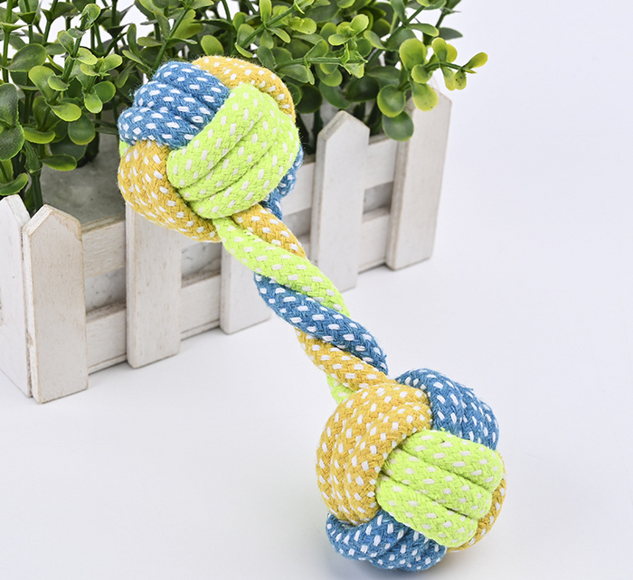 Cotton Rope Ball Dog Toy – Durable Chew & Fetch Toy for Dogs
