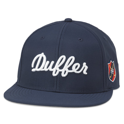 American Needle Covert Duffer snapback hat in navy