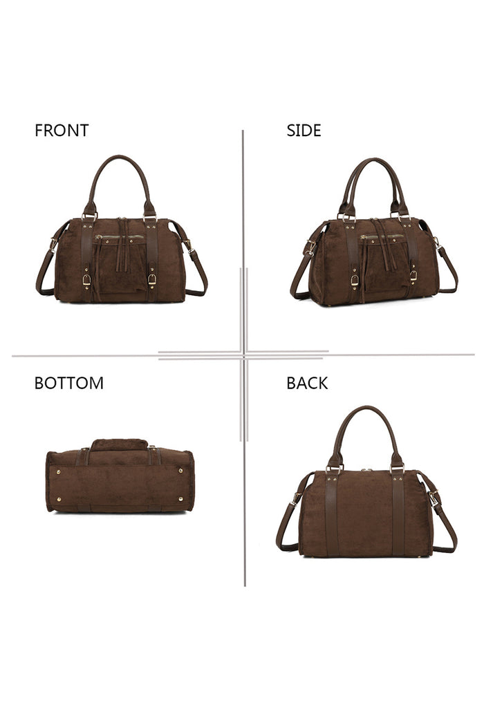 "Cowboy" bag chocolate