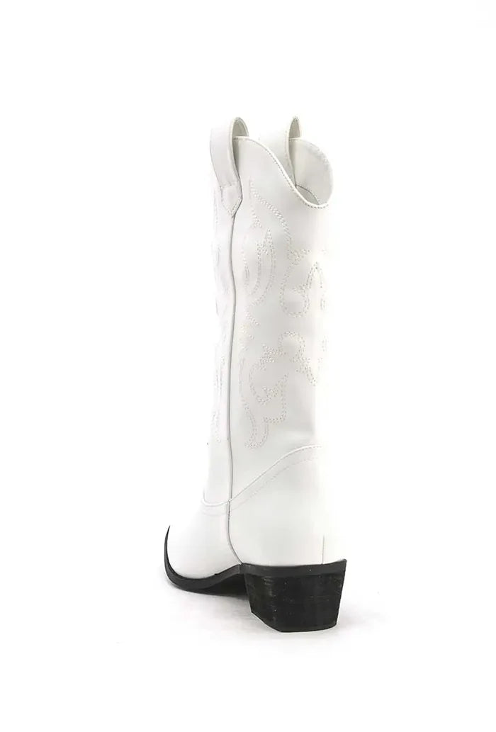 "Cowboy" boots white