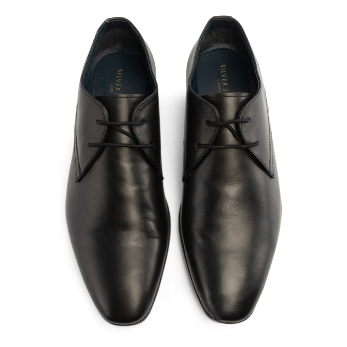 Craven Leather Derby Shoes - Black