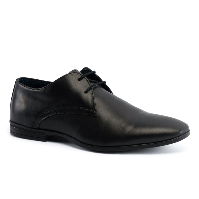Craven Leather Derby Shoes - Black