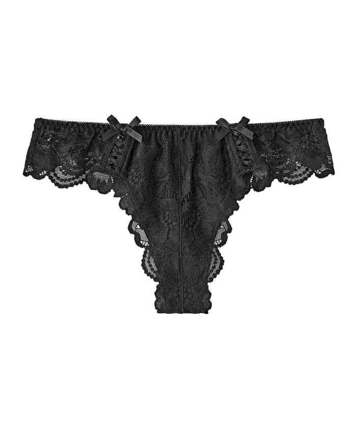 Cross-Lace Thong