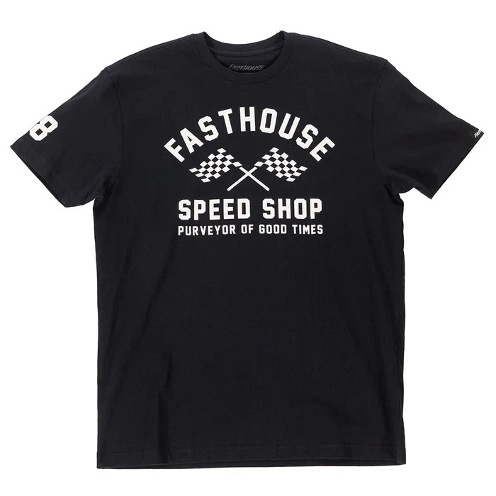 Fasthouse Crossroad graphic t-shirt in black, alternate product view