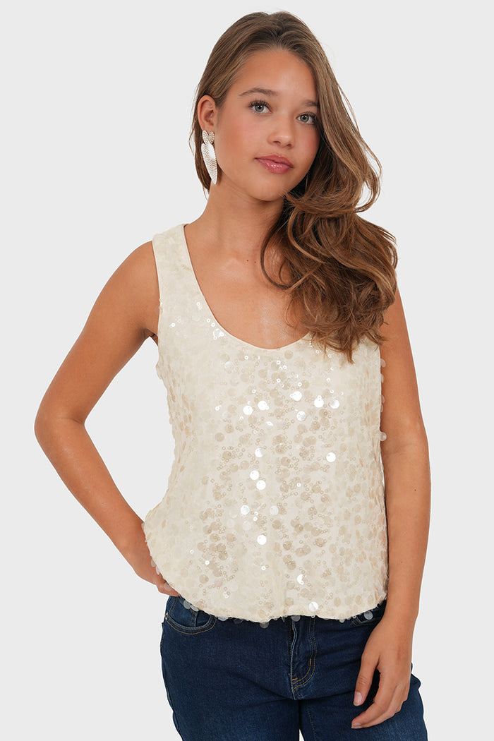 "Crystal" top champagne