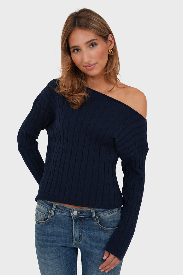 "Daphne" sweater navy