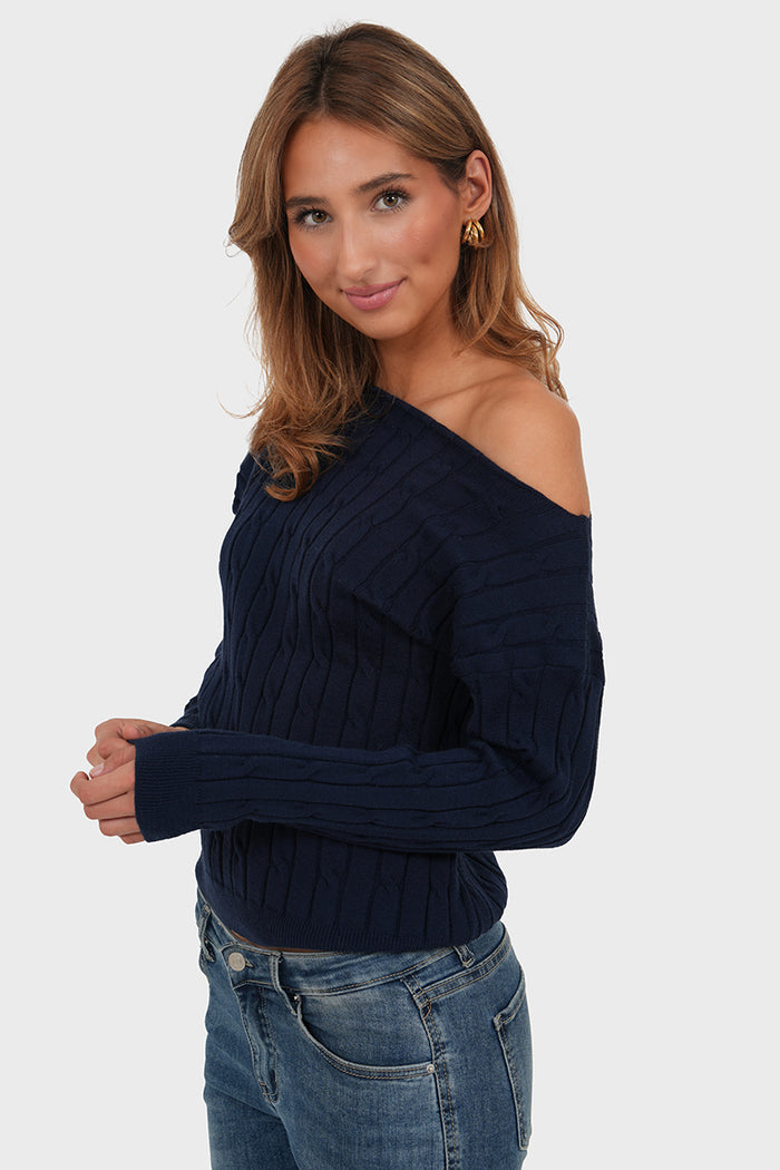 "Daphne" sweater navy