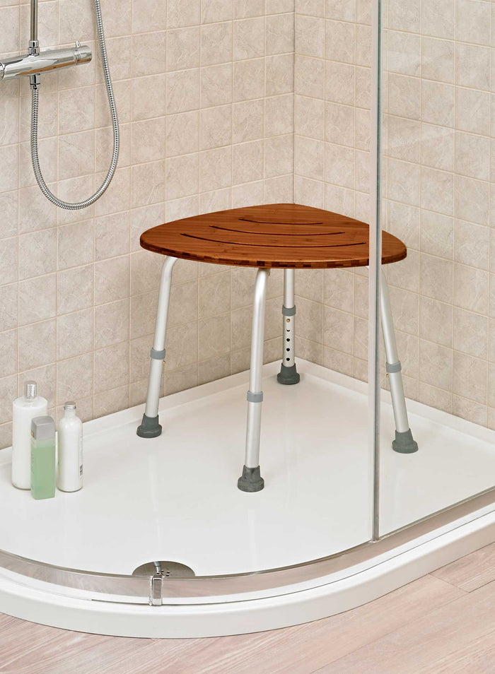 Deluxe Teak Bath Stool