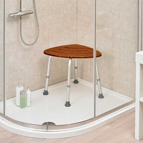 Deluxe Teak Bath Stool