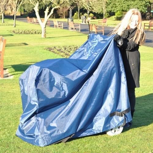 Image of Deluxe Waterproof Mobility Scooter Cover on a plain background.