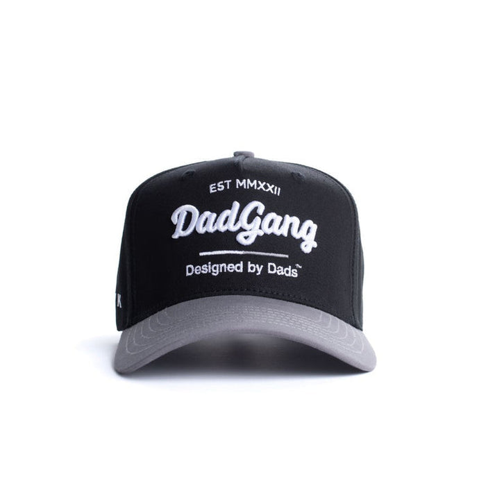 Dad Gang Horsepower hat in black and grey