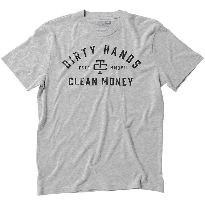 Troll Co. DHCM classic graphic tee in nickel, front view