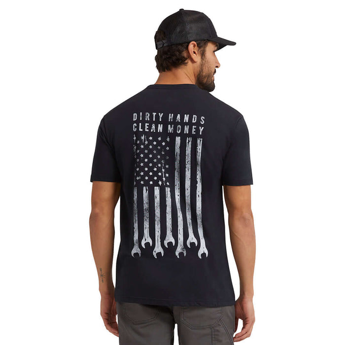 Troll Co. DHCM Flagship short sleeve tee in black, big and tall sizing