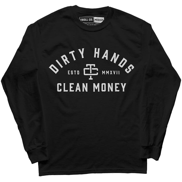 Troll Co. DHCM long sleeve graphic tee in black