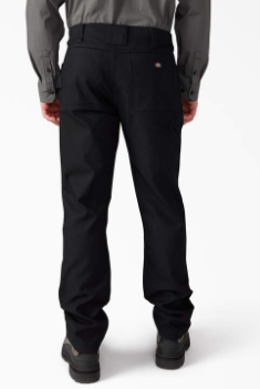 Dickies Trade Built duck double knee work pant in black, alternate product view
