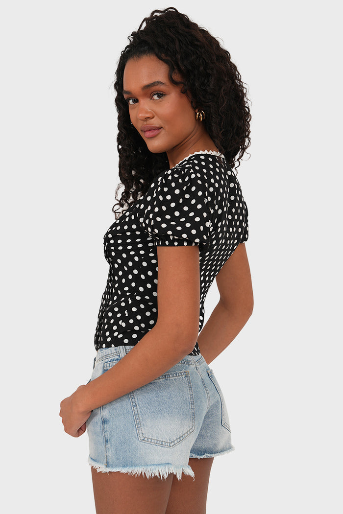 "Didi” top black