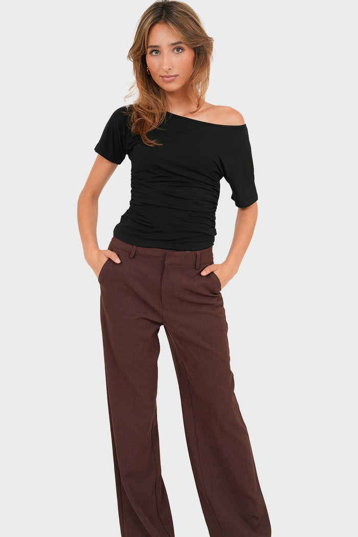 "Dinner" pants brown