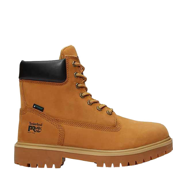 Timberland PRO Direct Attach 6-inch insulated waterproof soft toe boot in wheat, wide widths
