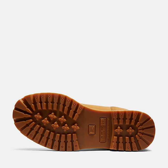 Timberland PRO Direct Attach 6-inch waterproof boot, detail view of the leather upper