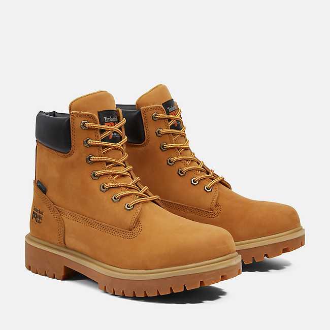 Timberland PRO Direct Attach insulated waterproof work boot in wheat, further view