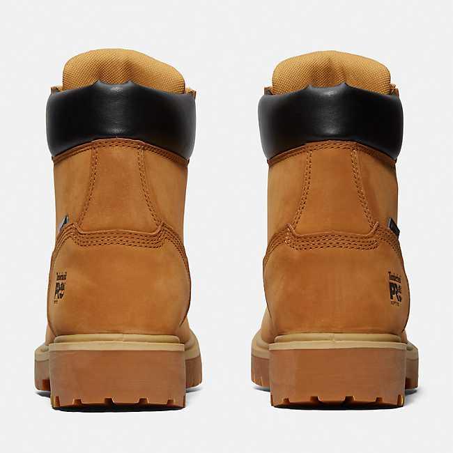 Timberland PRO Direct Attach 6-inch soft toe work boot in wheat, final product photo