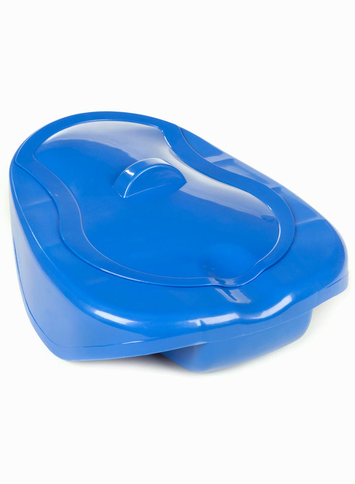 Discreet Bed Pan with Lid
