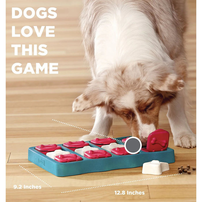 Dog Brick Blue Puzzle Game Toy dimensions.